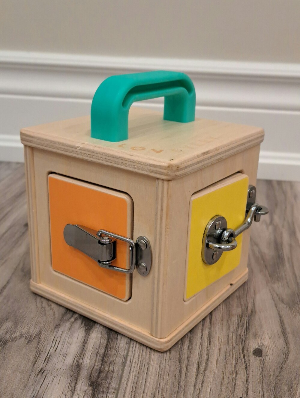 Lovevery Wooden Lock Box Toy Montessori